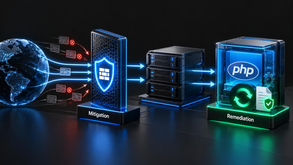تفاوت نقش WAF و Patch کردن PHP در کاهش ریسک و رفع آسیب پذیری